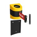 Montour Line Retr. Belt Barrier Yellow Removable Wall Mount, 7.5ft R.Cau..Belt (M) WMX140-YW-CAURW-RM-M-75